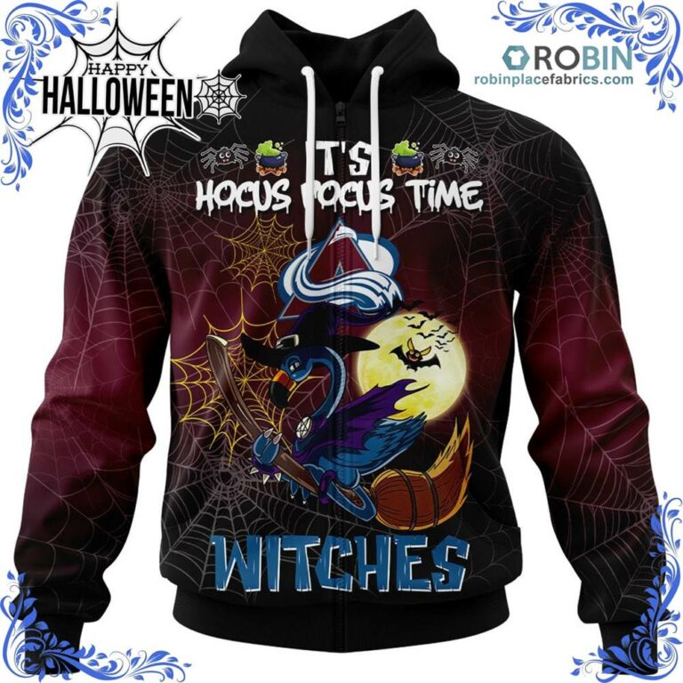 Colorado Avalanche Halloween Jersey Flamingo Witches Hocus Pocus All Over Print – AOP Shirt