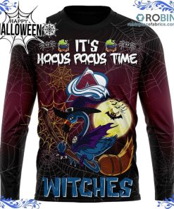 colorado avalanche halloween jersey flamingo witches hocus pocus all over print 358 hCXz2