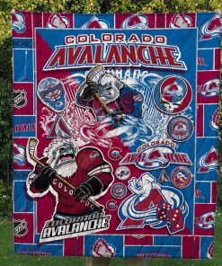Colorado Avalanche Quilt Blanket