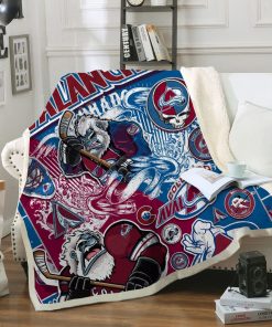 Colorado Avalanche Quilt & Fleece Blanket