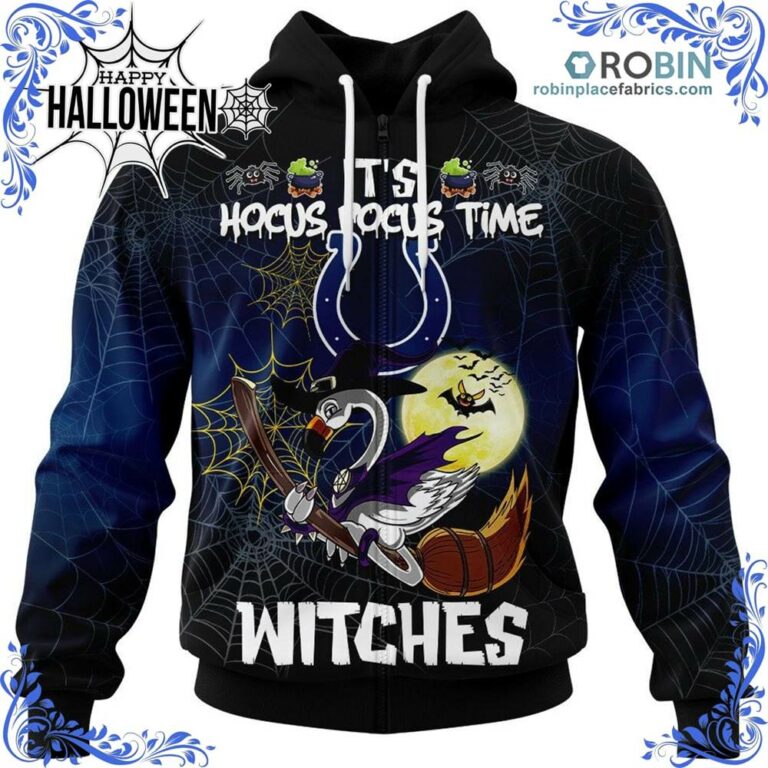 Colts NFL Halloween Jersey Falmingo Witches Hocus Pocus All Over Print – AOP Shirt