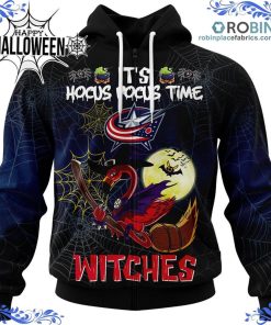 columbus blue jackets halloween jersey flamingo witches hocus pocus all over print 157 lnsPp