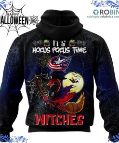 columbus blue jackets halloween jersey flamingo witches hocus pocus all over print 434 voyq3