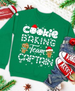 Cookie Baking Team Captain Gingerbread Christmas Gift Ugly Christmas Sweatshirt