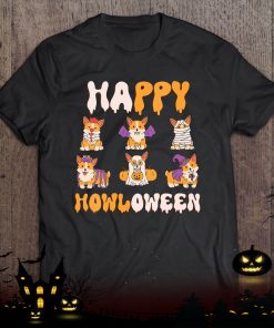 corgis dog halloween costume happy howloween shirt 808 n18ea