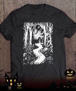 creepy forest lazy halloween costume spooky gothic shirt 1260 khpxd