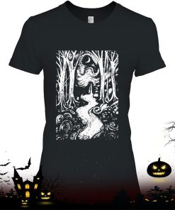 Creepy Forest Lazy Halloween Costume Spooky Gothic Shirt