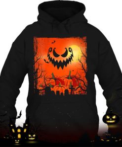 creepy halloween costume flying bats spooky pumpkin shirt 814 FkfuF