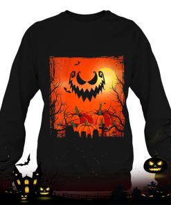 creepy halloween costume flying bats spooky pumpkin shirt 815 lfrdB