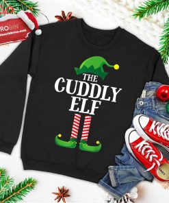 Cuddly Elf Matching Family Group Christmas Party Pajama Ugly Christmas Sweatshirt