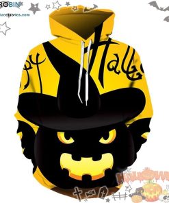 Cute Pumpkin Demon Halloween 3D All-Over Print Unisex Hoodie