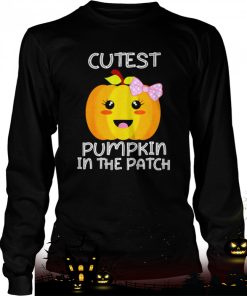 cutest pumpkin in the patch halloween thanksgiving shirt 1385 7H0cP
