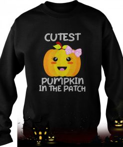 Cutest Pumpkin In The Patch Halloween Thanksgiving Shirt