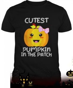 cutest pumpkin in the patch halloween thanksgiving shirt 33 DcePS