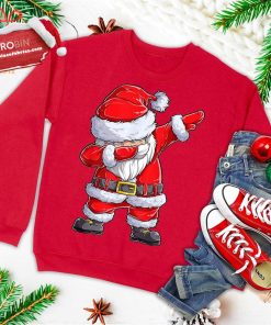 dabbing santa claus christmas kids boys girls dab xmas gifts ugly christmas sweatshirt 1 gj2R0