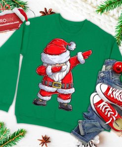 Dabbing Santa Claus Christmas Kids Boys Girls Dab Xmas Gifts Ugly Christmas Sweatshirt