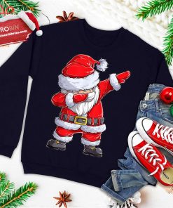 dabbing santa claus christmas kids boys girls dab xmas gifts ugly christmas sweatshirt 4 rLzx0
