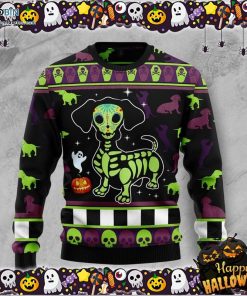 Dachshund Pumpkin Halloween Ugly Sweater Dachshund Pumpkin Halloween Ugly Sweater