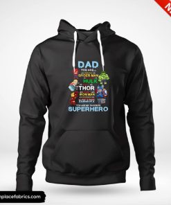 dad you are my favorite superhero hoodie cppe7i