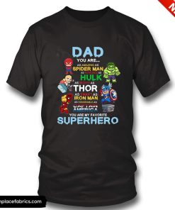 dad you are my favorite superhero t shirt px86jg