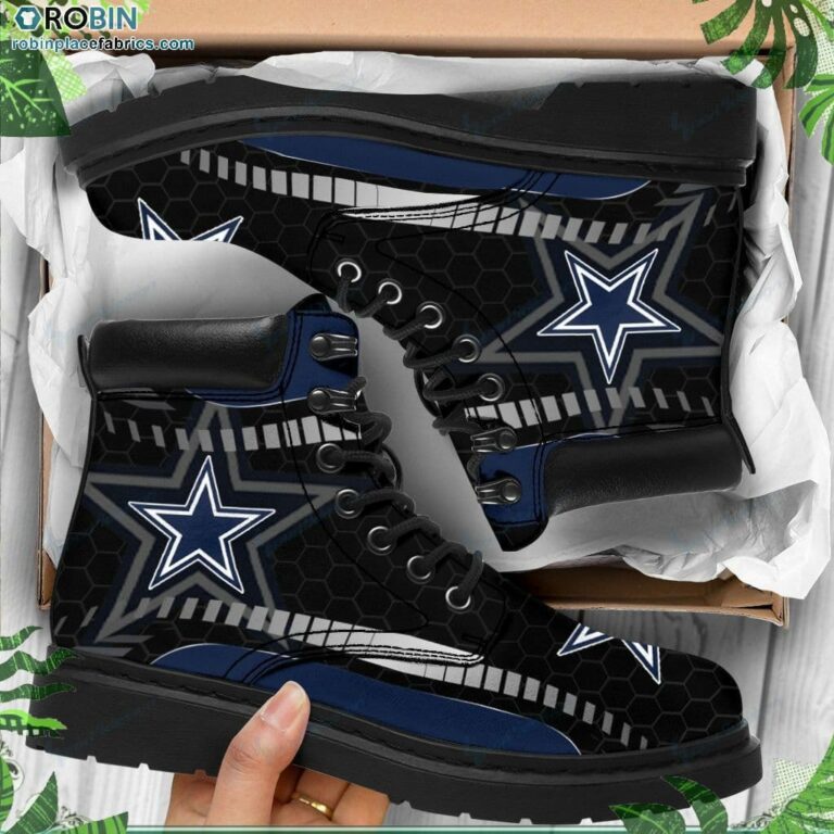Dallas Cowboys Custom Printed Martin Boots RBPL144