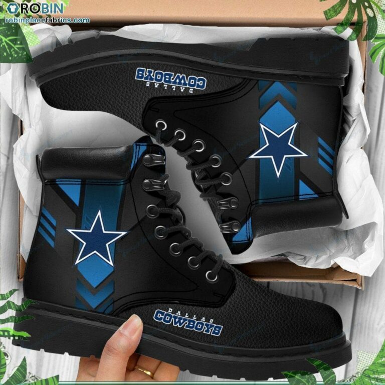Dallas Cowboys Custom Printed Martin Boots RBPL134