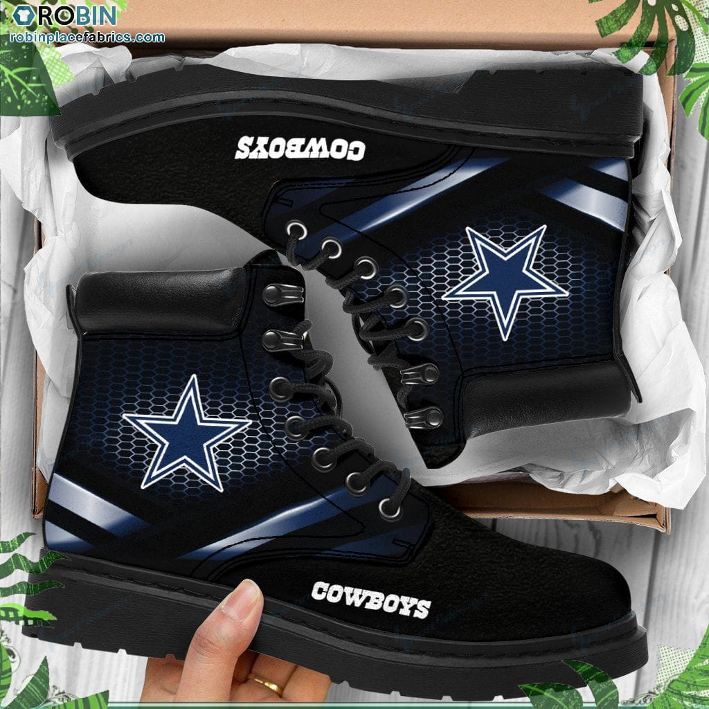 Dallas Cowboys Custom Printed Martin Boots RBPL337 - RobinPlaceFabrics