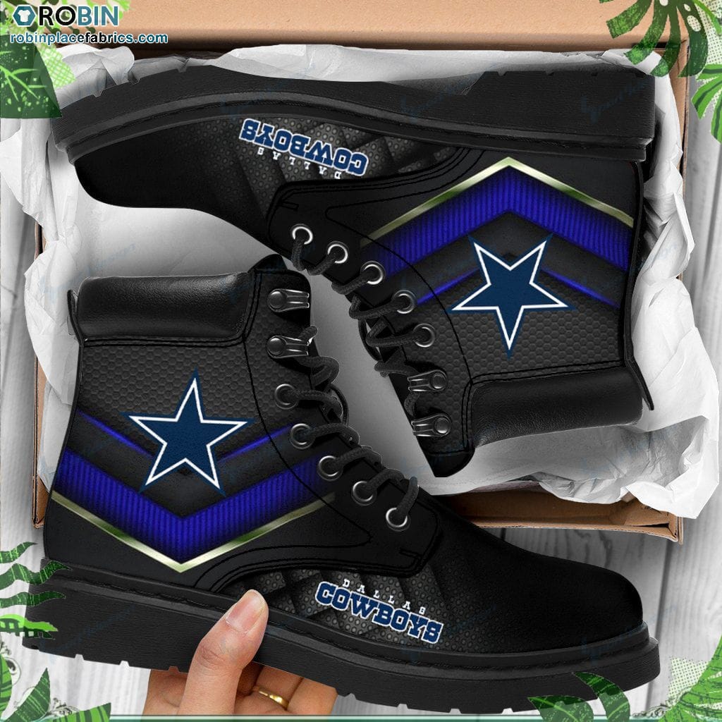 Dallas Cowboys Custom Printed Martin Boots RBPL556 - RobinPlaceFabrics