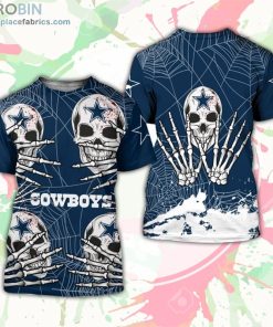 Dallas Cowboys T-Shirt Skull For Halloween Graphic – AOP Tshirt Dallas Cowboys T-Shirt Skull For Halloween Graphic – AOP Tshirt