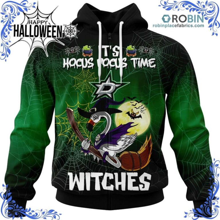 Dallas Stars Halloween Jersey Flamingo Witches Hocus Pocus All Over Print – AOP Shirt
