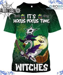Dallas Stars Halloween Jersey Flamingo Witches Hocus Pocus All Over Print – AOP Shirt