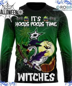 dallas stars halloween jersey flamingo witches hocus pocus all over print 350 NXvzn