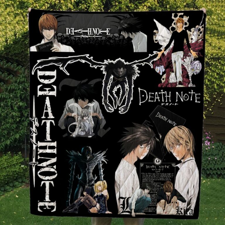 Death Note Quilt Blanket