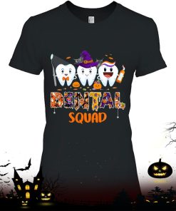 Dental Squad Cute Halloween Trick Or Teeth Pediatric Dentist Shirt