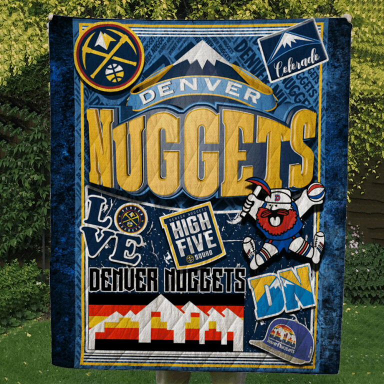 Denver Nuggets Quilt Blanket
