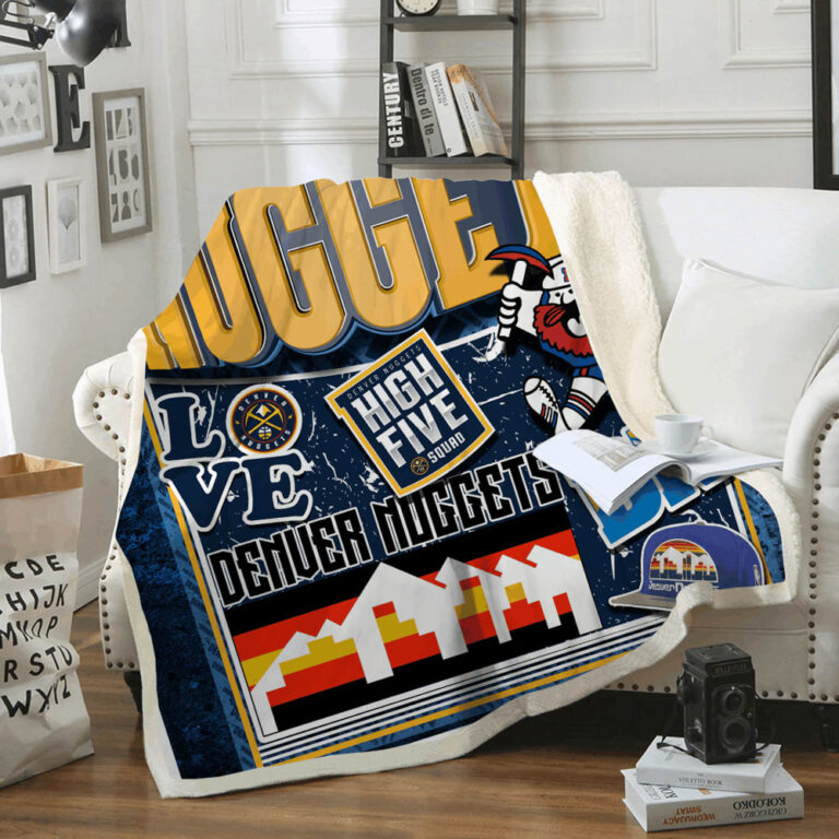 Denver Nuggets Quilt & Fleece Blanket