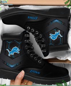 Detroit Lions Custom Printed Martin Boots RBPL384