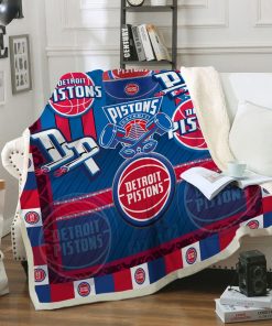 Detroit Pistons Quilt & Fleece Blanket