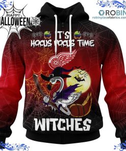 detroit red wings halloween jersey flamingo witches hocus pocus all over print 152 iFX1C