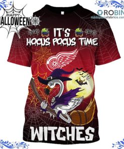 Detroit Red Wings Halloween Jersey Flamingo Witches Hocus Pocus All Over Print – AOP Shirt