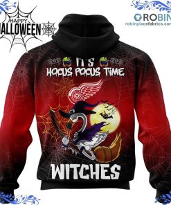 detroit red wings halloween jersey flamingo witches hocus pocus all over print 429 qo6qb