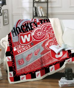Detroit Red Wings Quilt & Fleece Blanket Detroit Red Wings Quilt & Fleece Blanket