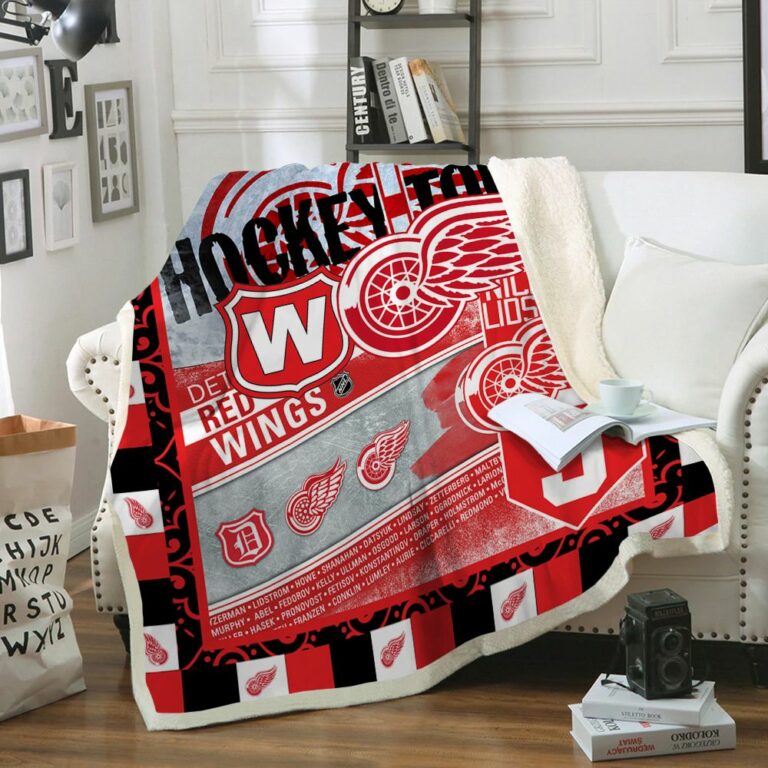 Detroit Red Wings Quilt & Fleece Blanket