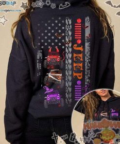 Devil Jeep Flag Halloween Black 3D All-Over Print Unisex Hoodie