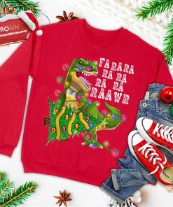 dinosaur christmas shirt fa ra rawr tree rex boys xmas gift ugly christmas sweatshirt 1 UJrvK