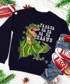 dinosaur christmas shirt fa ra rawr tree rex boys xmas gift ugly christmas sweatshirt 3 xWkr1
