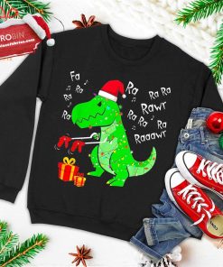 dinosaur fa ra ra ra rawr t rex funny christmas xmas ugly christmas sweatshirt 4 bueZ2