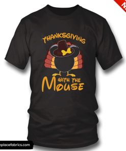 disney thanksgiving with the mouse t shirt nwalqw