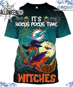 Dolphins NFL Halloween Jersey Falmingo Witches Hocus Pocus All Over Print – AOP Shirt