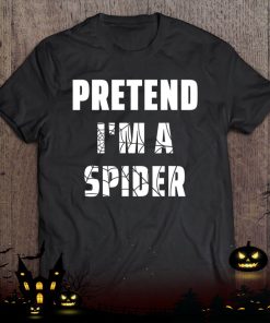 easy lazy halloween costume pretend im a spider shirt 1076 ibfG2